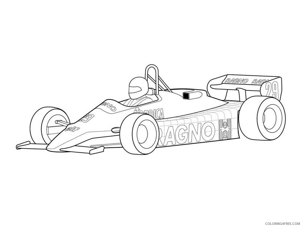 Formula Coloring Pages for boys formula 17 Printable 2020 0434 Coloring4free