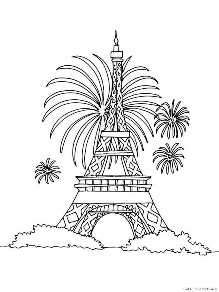 France Coloring Pages Countries of the World Educational Printable 2020 452 Coloring4free
