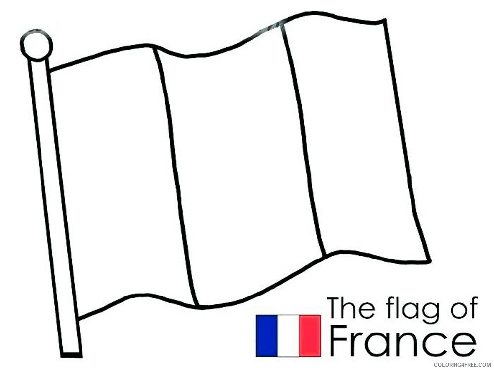 France Coloring Pages Countries of the World Educational Printable 2020 457 Coloring4free