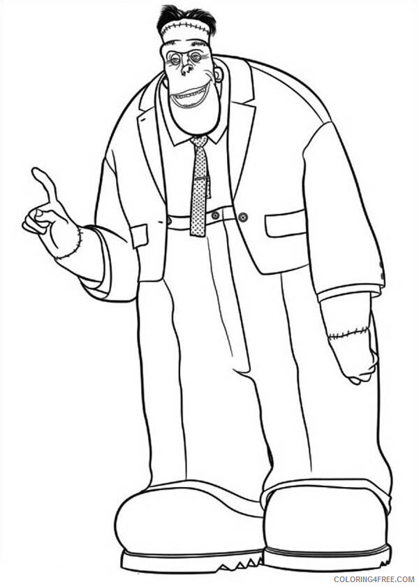 Frankenstein Coloring Pages for boys drawing Printable 2020 0449 Coloring4free