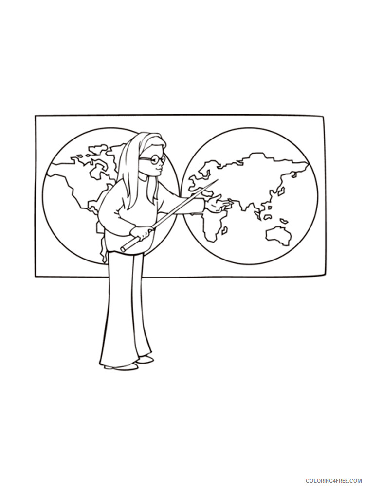 Geography Coloring Pages Educational Geography 9 Printable 2020 1514 Coloring4free
