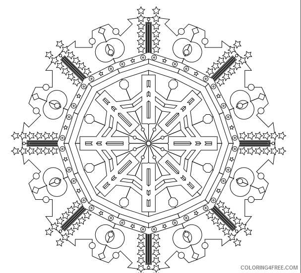 Geometric Design Coloring Pages Adult geometric design book Printable 2020 436 Coloring4free