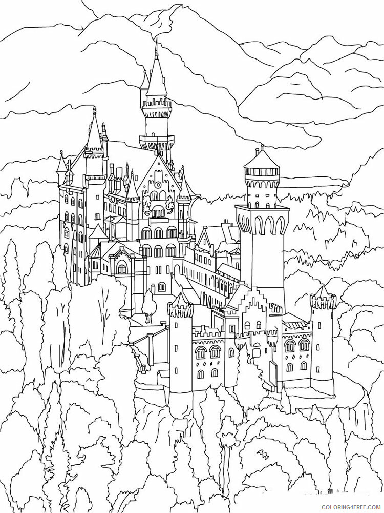 Germany Coloring Pages Countries of the World Educational Printable 2020 461 Coloring4free