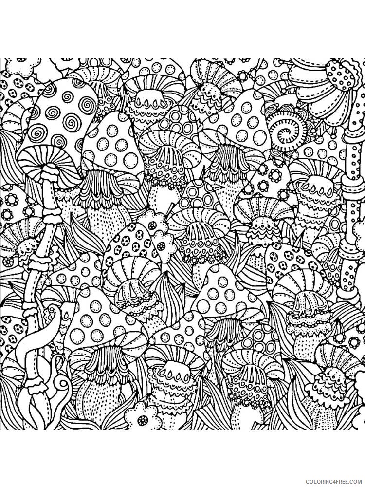 Hard for Adults Coloring Pages hard for adults 4 Printable 2020 662 Coloring4free