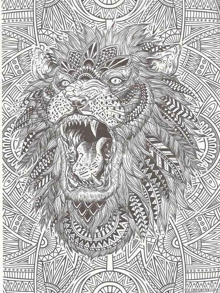 Intricate for Adults Coloring Pages intricate for adults 12 Printable 2020 676 Coloring4free
