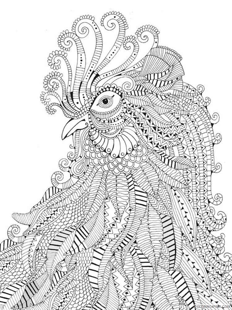 Intricate for Adults Coloring Pages intricate for adults 13 Printable 2020 677 Coloring4free