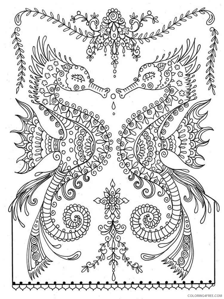 Intricate for Adults Coloring Pages intricate for adults 7 Printable 2020 682 Coloring4free