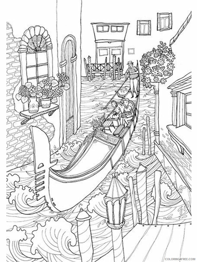 Italy Coloring Pages Countries of the World Educational Printable 2020 518 Coloring4free