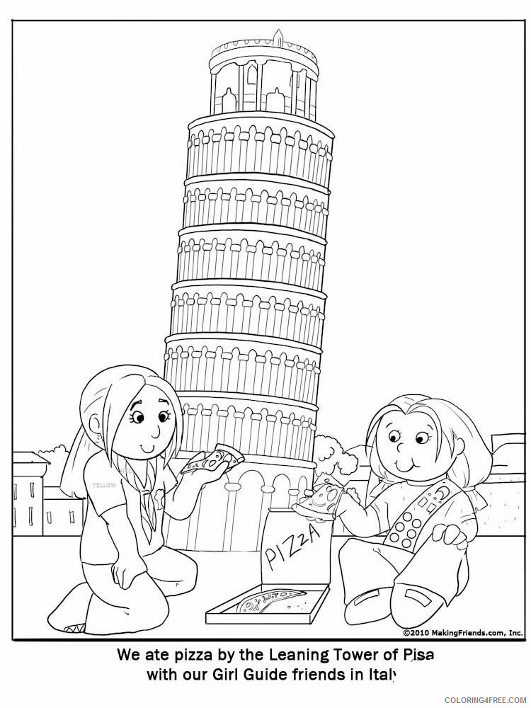 Italy Coloring Pages Countries of the World Educational Printable 2020 522 Coloring4free