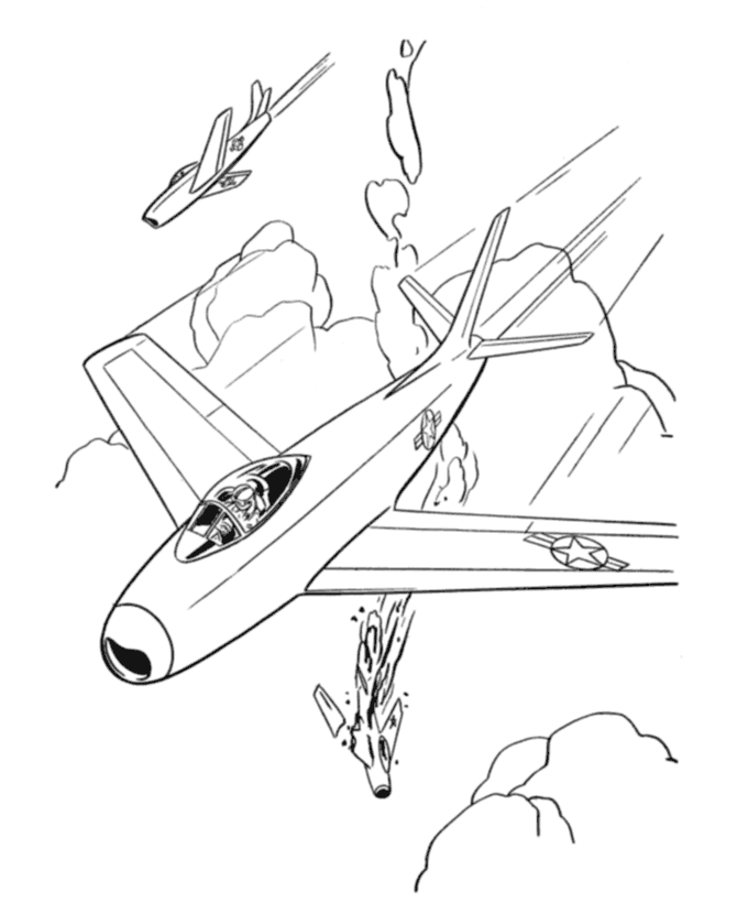 Jet Coloring Pages for boys Jet Airplane Printable 2020 0480 Coloring4free