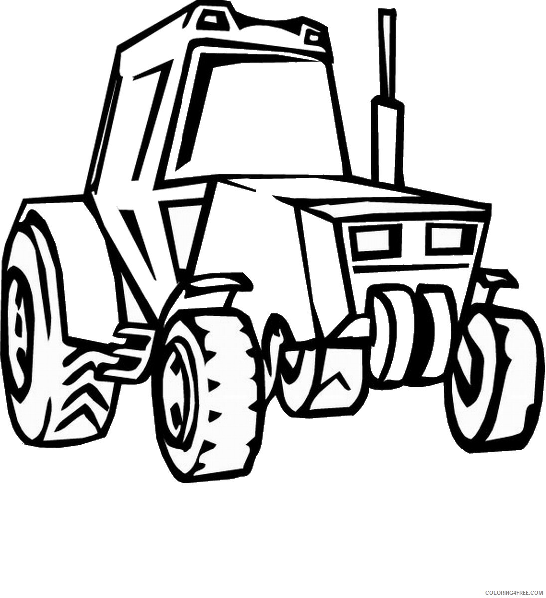 John Deere Tractor Coloring Pages for boys Printable 2020 0490 Coloring4free