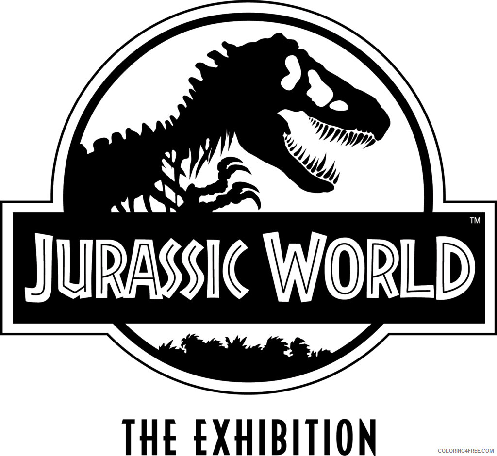 Jurassic World Coloring Pages for boys Jurassic World Logo Printable 2020 0527 Coloring4free
