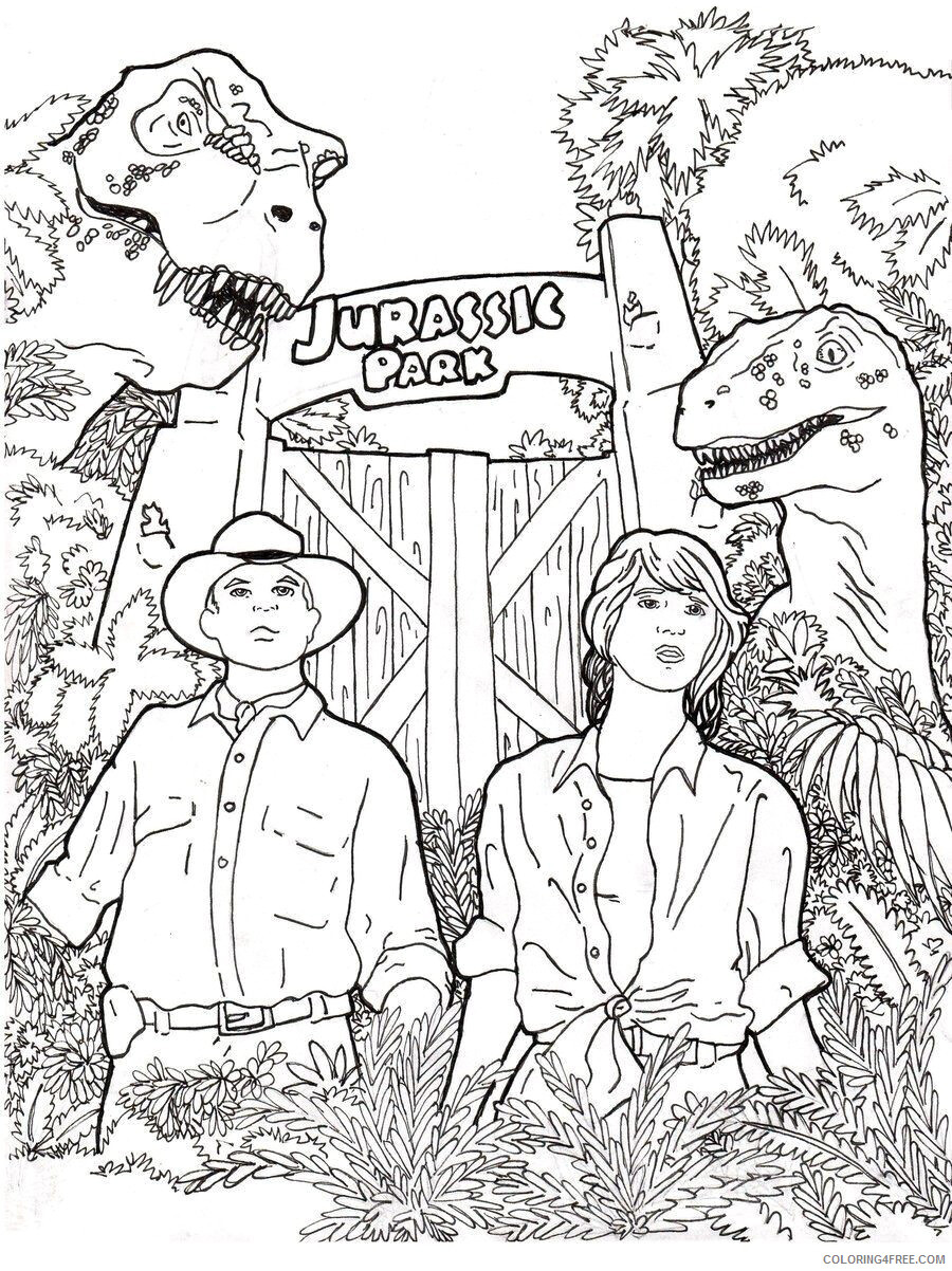 Jurassic World Coloring Pages for boys Jurassic World Movie Free 2020 0528 Coloring4free