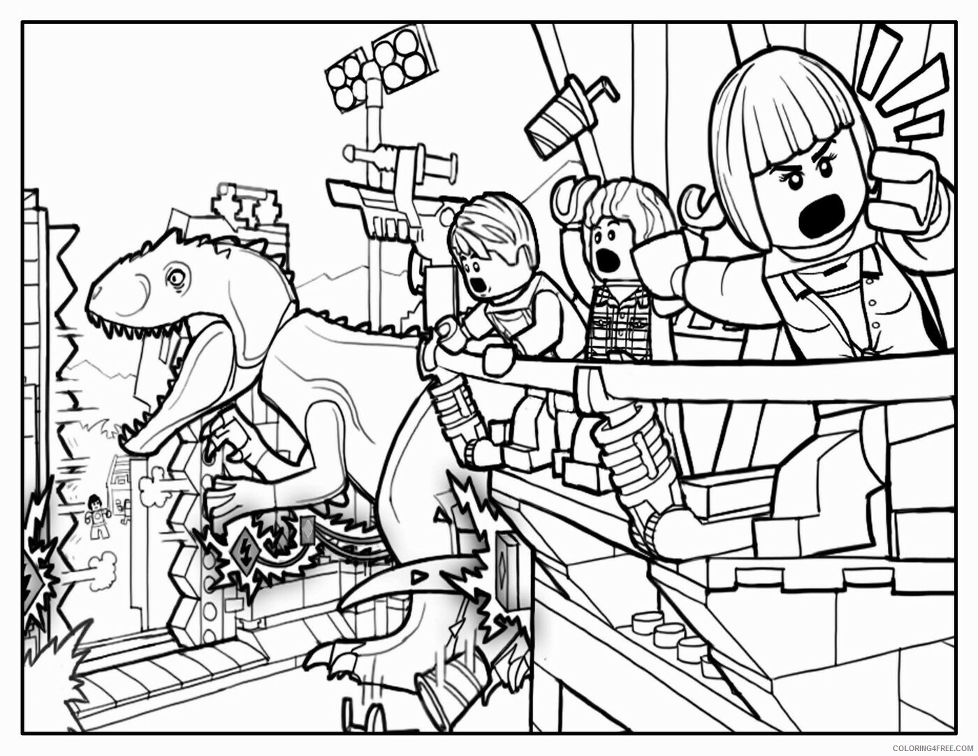 Jurassic World Coloring Pages for boys jurassic world 9 Printable 2020 0517 Coloring4free