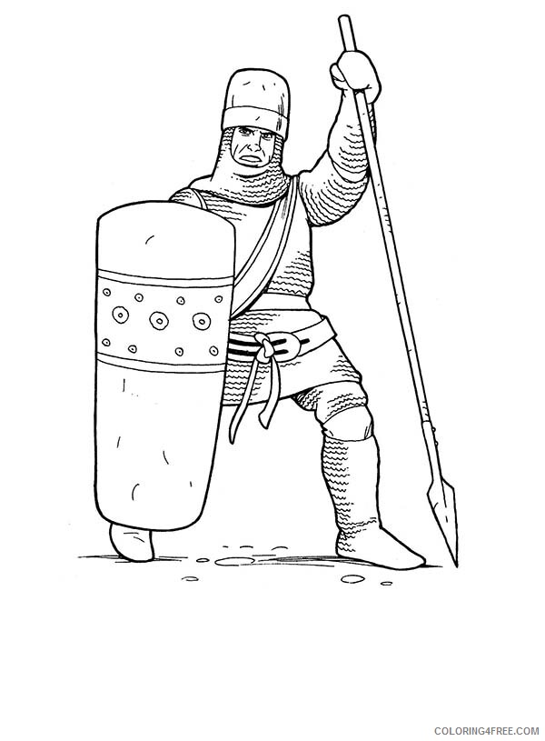 Knights Coloring Pages for boys Soldiers and Knights in Armor of God 2020 0586 Coloring4free