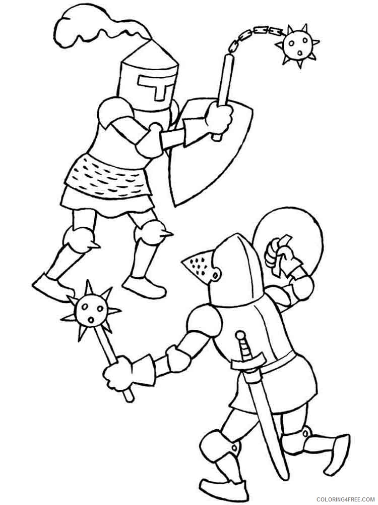Knights Coloring Pages for boys knights 23 Printable 2020 0566 Coloring4free