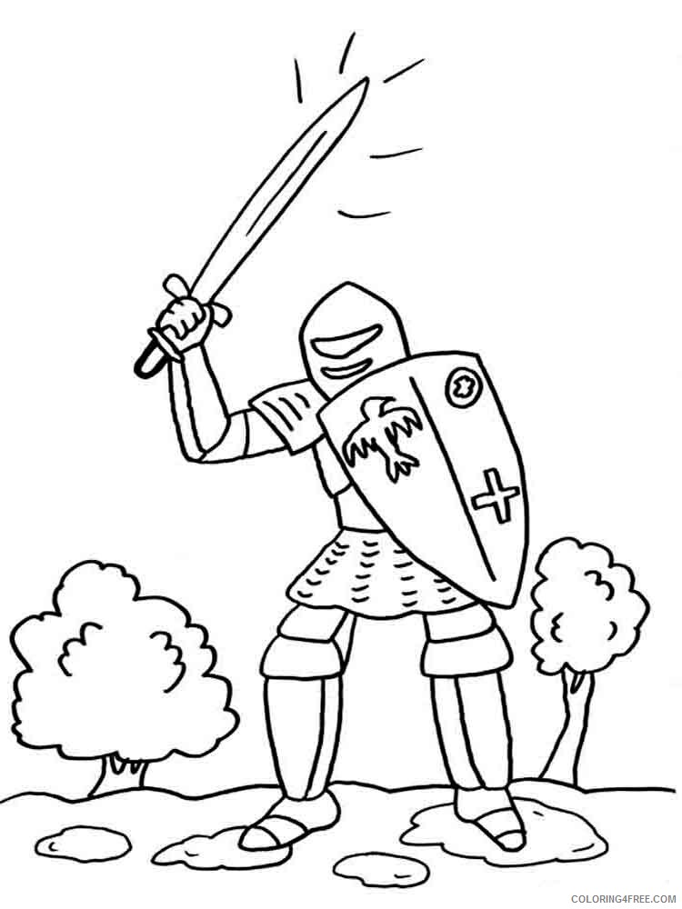 Knights Coloring Pages for boys knights 24 Printable 2020 0567 Coloring4free
