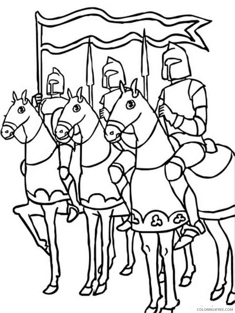 Knights Coloring Pages for boys knights 29 Printable 2020 0570 Coloring4free
