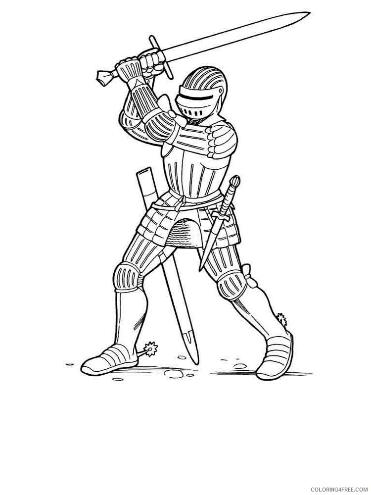 Knights Coloring Pages for boys knights 30 Printable 2020 0572 Coloring4free