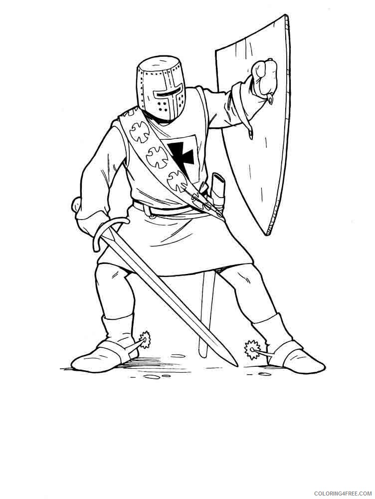 Knights Coloring Pages for boys knights 31 Printable 2020 0573 Coloring4free