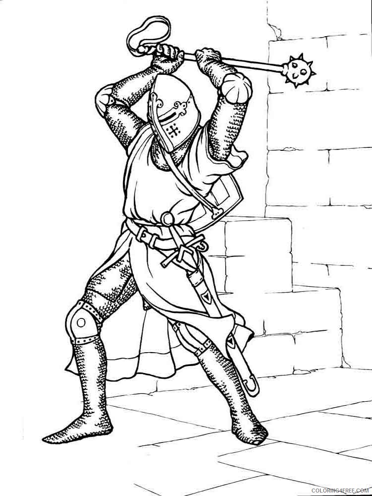 Knights Coloring Pages for boys knights 35 Printable 2020 0577 Coloring4free