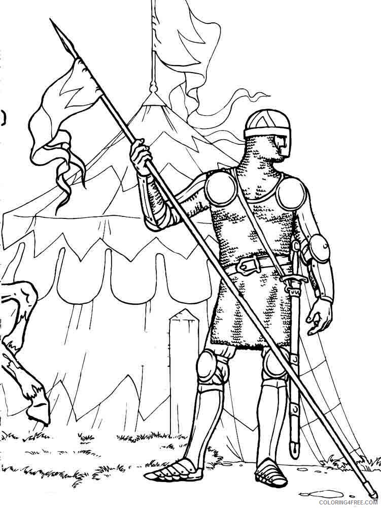 Knights Coloring Pages for boys knights 39 Printable 2020 0581 Coloring4free