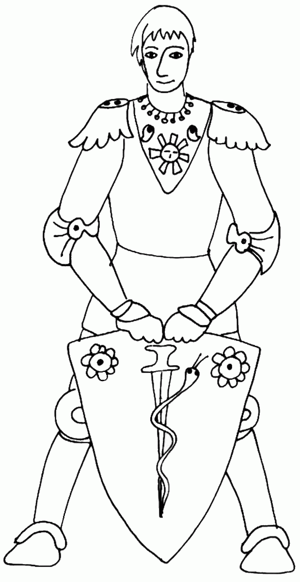Knights Coloring Pages for boys knightsc13 Printable 2020 0542 Coloring4free