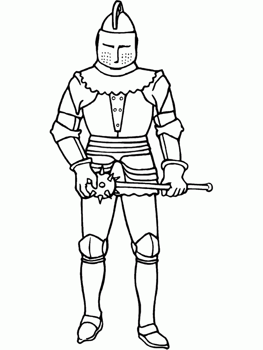 Knights Coloring Pages for boys knightsc18 Printable 2020 0545 Coloring4free