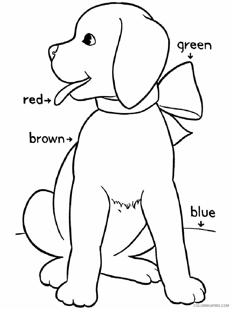 Learning Colors Coloring Pages Educational Learnings 2 Printable 2020 1546 Coloring4free