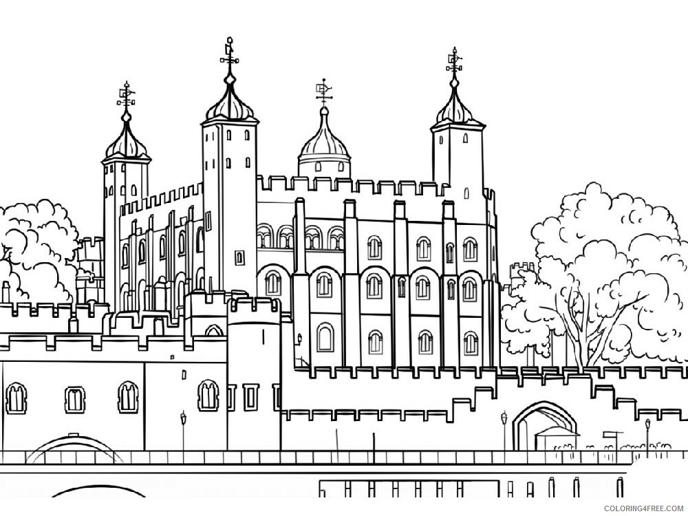 London Coloring Pages Cities Educational London 13 Printable 2020 321 Coloring4free