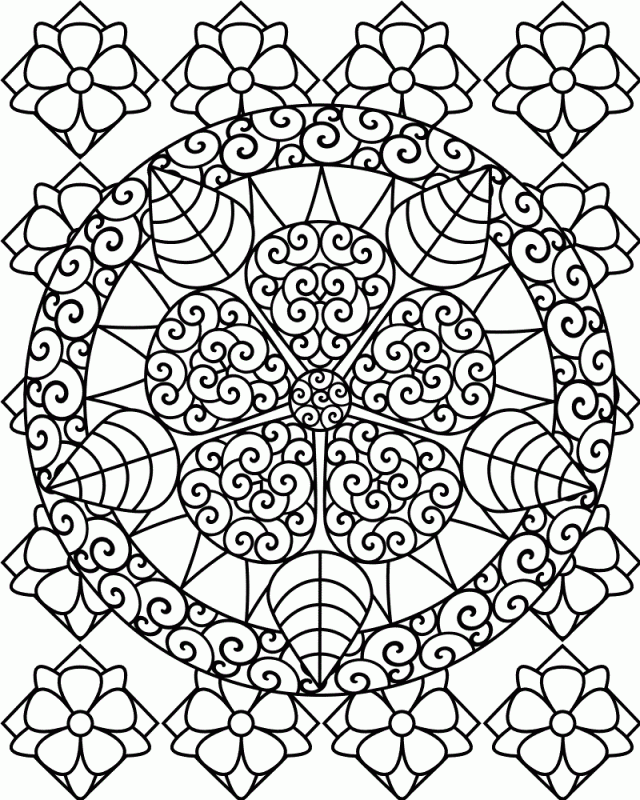 Mandala Coloring Pages Adult Free Mandala for Adults Printable 2020 535 Coloring4free