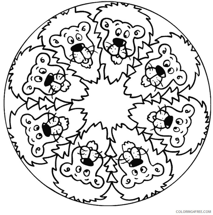 Mandala Coloring Pages Adult downloadable mandalas for kids Printable 2020 526 Coloring4free