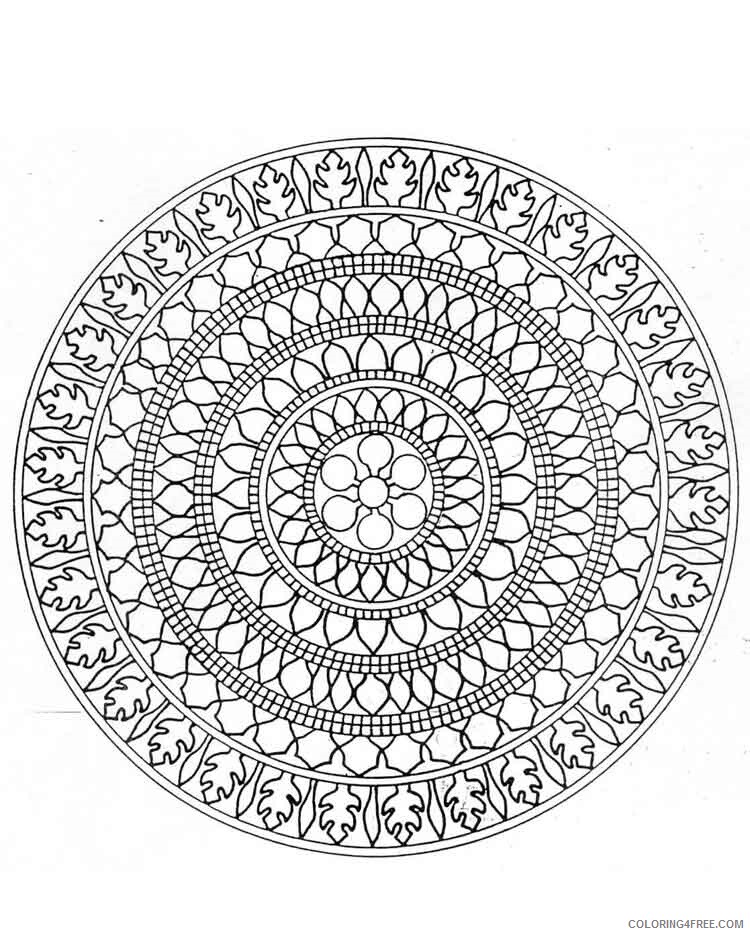Mandala Coloring Pages Adult mandala adult 29 Printable 2020 577 Coloring4free