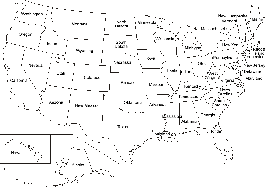 Map Coloring Pages Educational Free Map of the United States Printable 2020 1648 Coloring4free