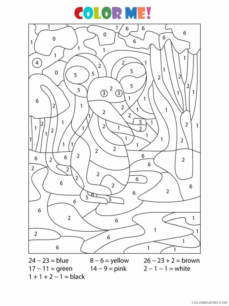Math Coloring Pages Educational Math 28 Printable 2020 1710 Coloring4free