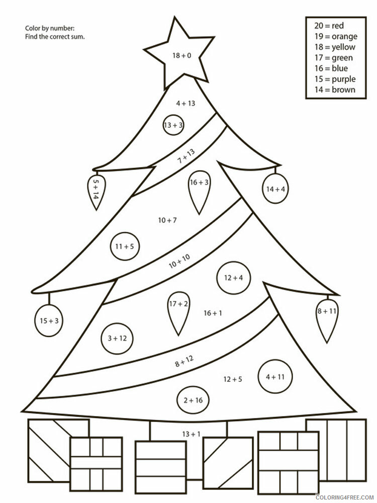 Math Coloring Pages Educational Math 9 Printable 2020 1718 Coloring4free