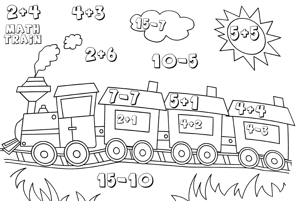 Math Coloring Pages Educational Printable Kindergarten Math 2020 1721 Coloring4free
