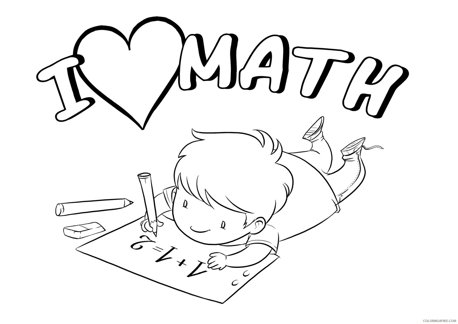 Math Coloring Pages Educational math free download Printable 2020 1720 Coloring4free