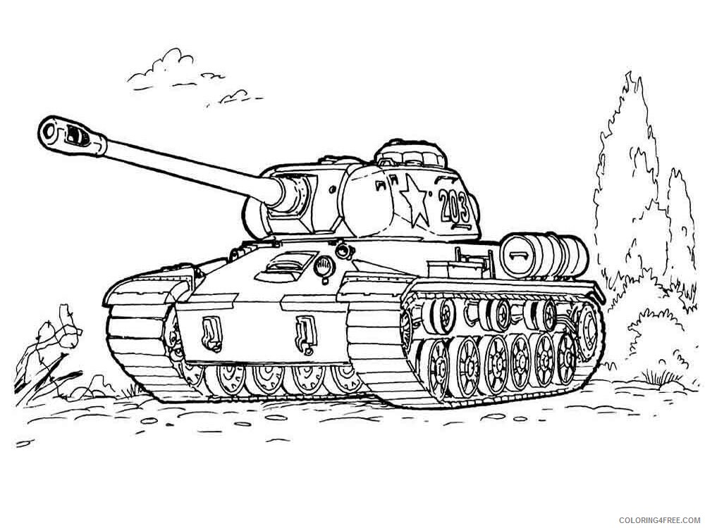 Military Coloring Pages for boys military vehicles 14 Printable 2020 0606 Coloring4free