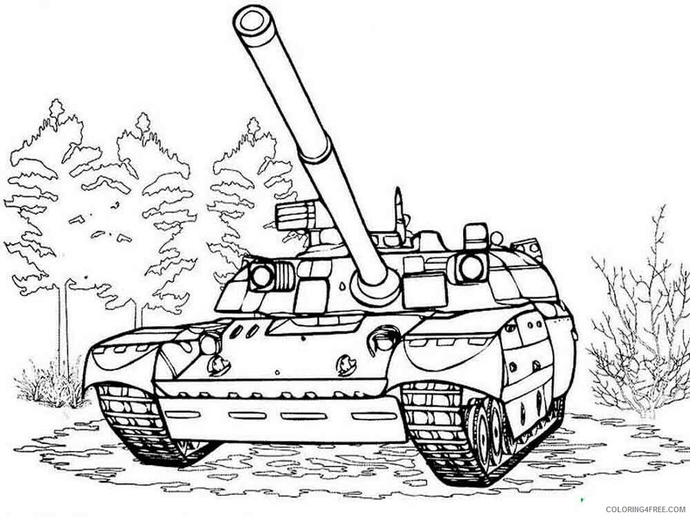 Military Coloring Pages for boys military vehicles 33 Printable 2020 0613 Coloring4free