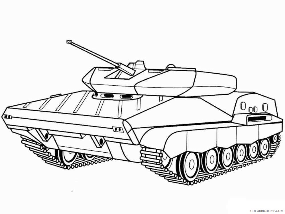 Military Coloring Pages for boys military vehicles 36 Printable 2020 0615 Coloring4free