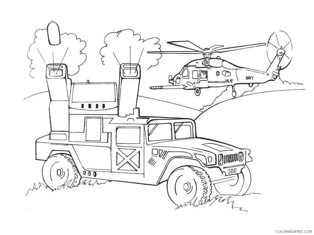 Military Coloring Pages for boys military vehicles 39 Printable 2020 0617 Coloring4free