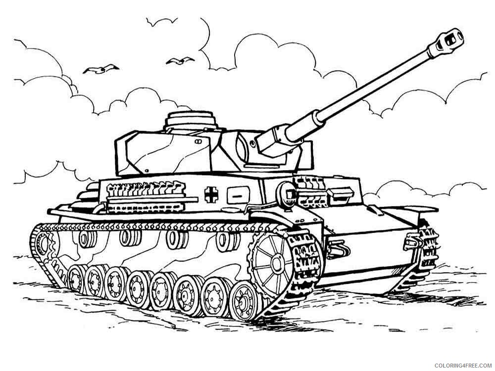 Military Coloring Pages for boys military vehicles 7 Printable 2020 0620 Coloring4free