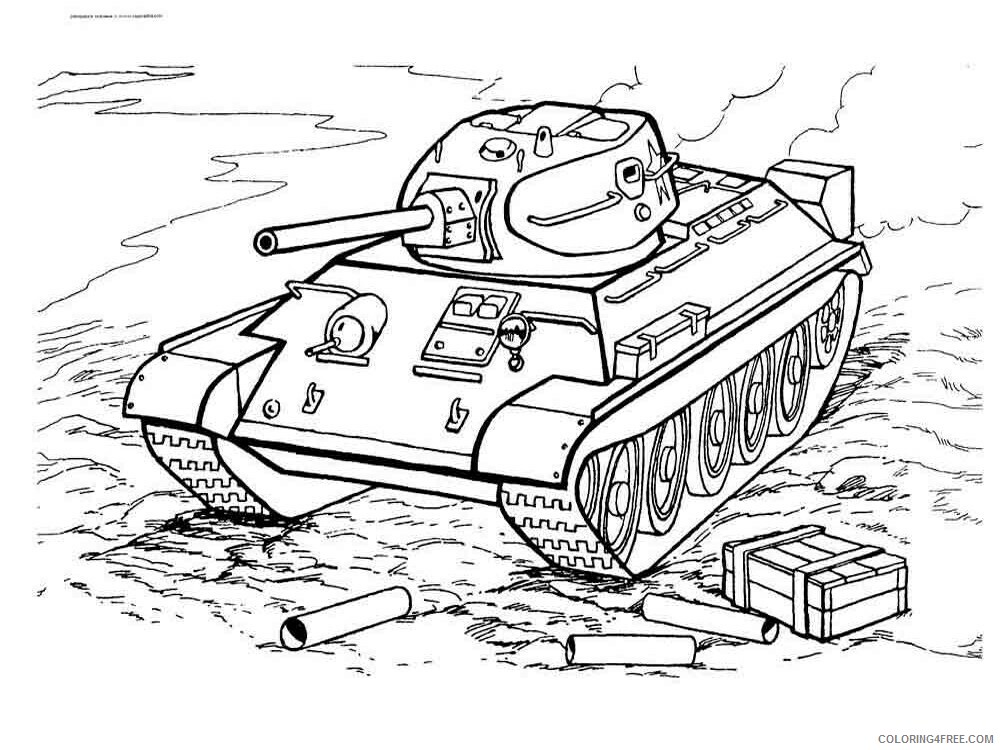 Military Coloring Pages for boys military vehicles 8 Printable 2020 0621 Coloring4free