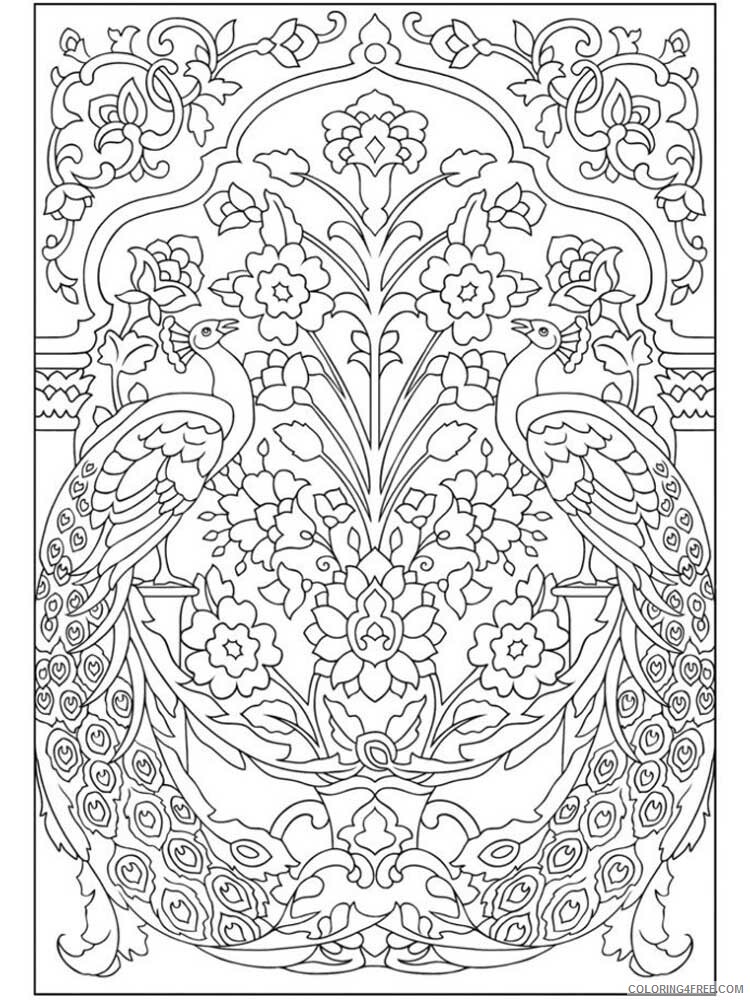 Mindfulness Coloring Pages Adult mindfulness for adults 10 Printable 2020 650 Coloring4free