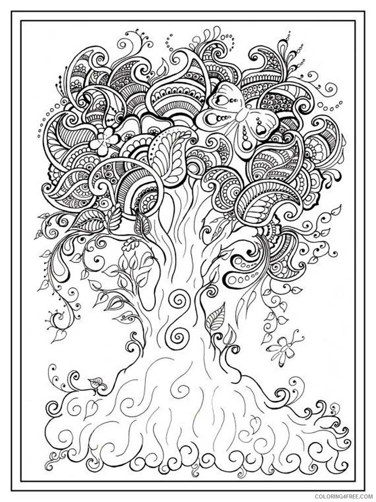 Mindfulness Coloring Pages Adult mindfulness for adults 13 Printable 2020 652 Coloring4free