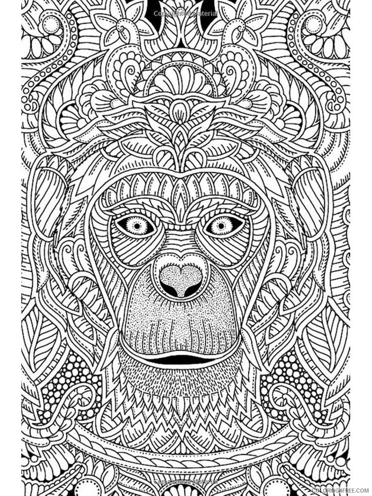 Mindfulness Coloring Pages Adult mindfulness for adults 4 Printable 2020 655 Coloring4free