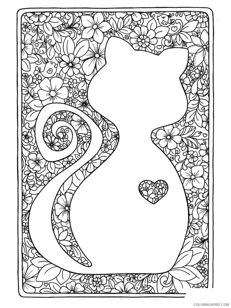 Mindfulness Coloring Pages Adult mindfulness for adults 6 Printable 2020 657 Coloring4free