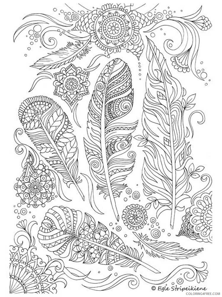 Mindfulness Coloring Pages Adult mindfulness for adults 9 Printable 2020 660 Coloring4free