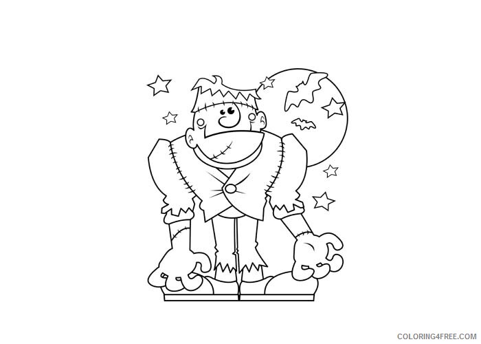 Monster Coloring Pages for boys Halloween monster Printable 2020 0647 Coloring4free